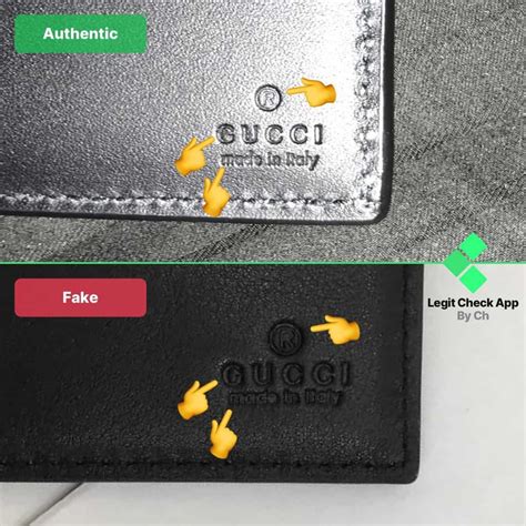 fake gucci stuff vs real wallets|how to authenticate gucci wallet.